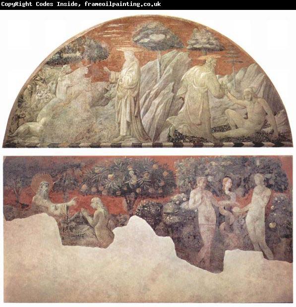 paolo uccello Creation of the Animals and Creation of Adam
